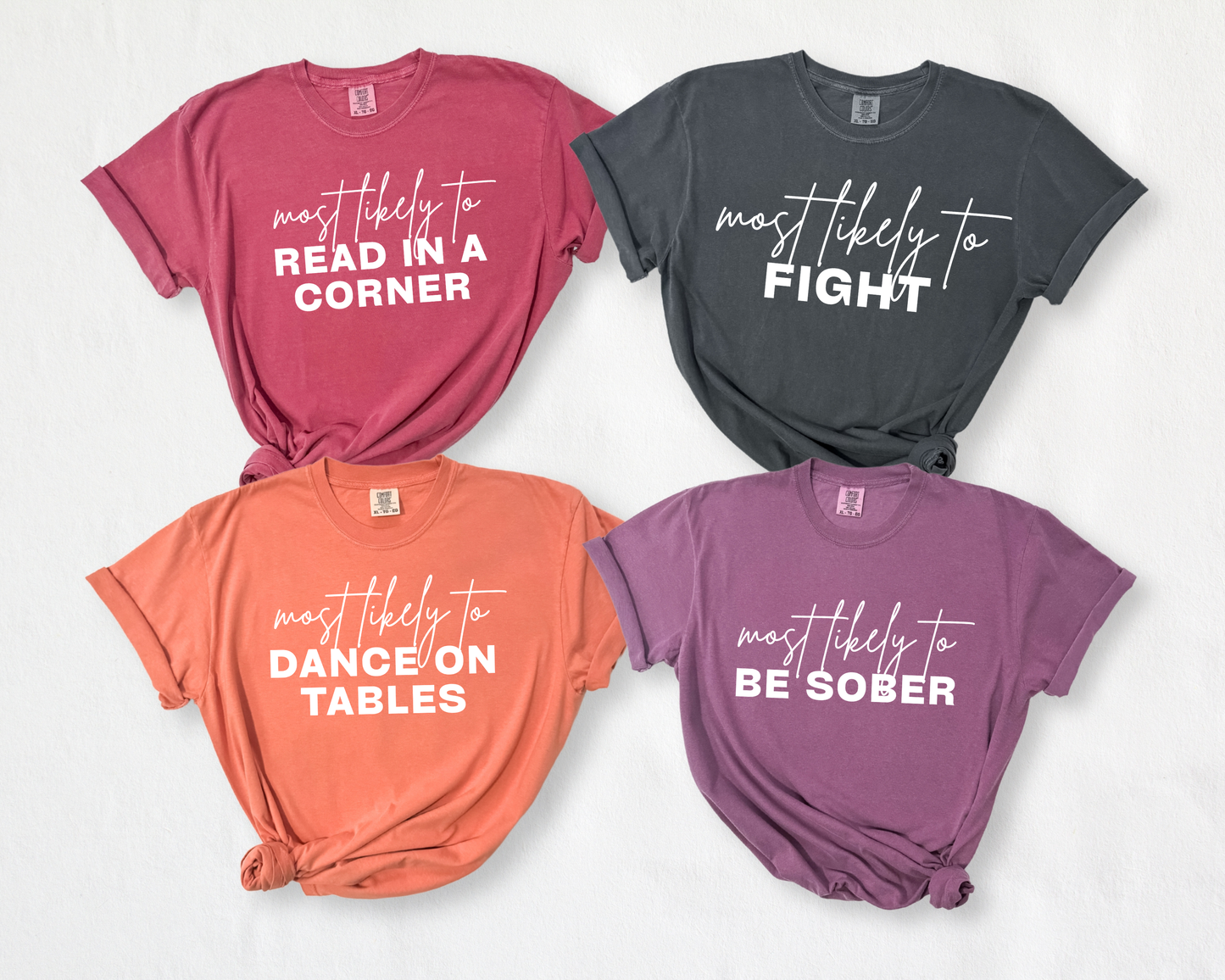 "Most likely to..." Mix n' Match Tees